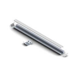 ALU-CORNER - PROFILÉ EN ALUMINIUM POUR RUBAN LED - PROFILÉ ANGULAIRE - ALUMINIUM ANODISÉ - ARGENT - 2 m