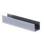 POWERLINE - PROFILÉ EN ALUMINIUM POUR RUBAN LED - LARGEUR 35 mm - ALUMINIUM ANODISÉ - ARGENT - 2 m