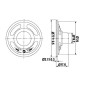 HAUT-PARLEUR MINIATURE - 1W / 8 ohm - Ø 77mm