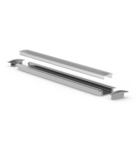 RECESSED SLIMLINE 7 mm - PROFILÉ EN ALUMINIUM POUR RUBAN LED - À ENCAS