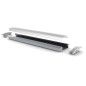RECESSED SLIMLINE 8 mm - PROFILÉ EN ALUMINIUM POUR RUBAN LED - À ENCASTRER - ALUMINIUM ANODISÉ - ARGENT - 2 m