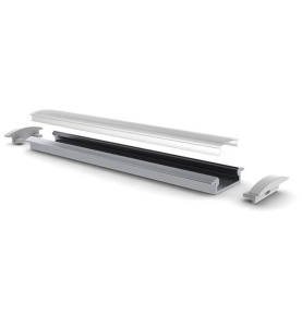 RECESSED SLIMLINE 8 mm - PROFILÉ EN ALUMINIUM POUR RUBAN LED - À ENCAS