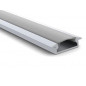 RECESSED SLIMLINE 8 mm - PROFILÉ EN ALUMINIUM POUR RUBAN LED - À ENCASTRER - ALUMINIUM ANODISÉ - ARGENT - 2 m