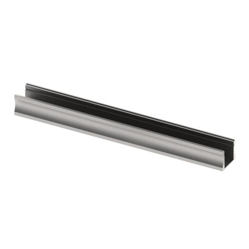 SLIMLINE 15 mm - PROFILÉ EN ALUMINIUM POUR RUBAN LED - ALUMINIUM ANODISÉ - ARGENT - 2 m