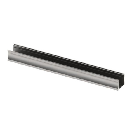 SLIMLINE 15 mm - PROFILÉ EN ALUMINIUM POUR RUBAN LED - ALUMINIUM ANODI