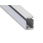 SLIM LINE 15 FL - PROFILÉ EN ALUMINIUM POUR RUBAN LED - HAUTE EFFICACITÉ - QUALITÉ PREMIUM - ARGENT