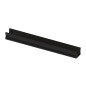 SLIMLINE 15 mm - PROFILÉ EN ALUMINIUM POUR RUBAN LED - ANODISÉ NOIR - 2 m
