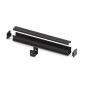 SLIMLINE 15 mm - PROFILÉ EN ALUMINIUM POUR RUBAN LED - ANODISÉ NOIR - 2 m