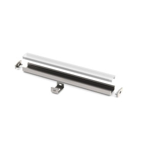 SLIMLINE 7 mm - PROFILÉ EN ALUMINIUM POUR RUBAN LED - ARGENT - 2 m - V
