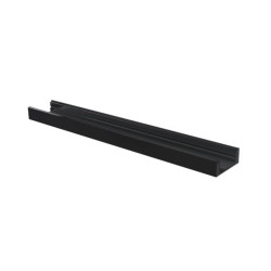 SLIMLINE 7 mm - PROFILÉ POUR RUBAN LED - 2 m - NOIR - Velleman