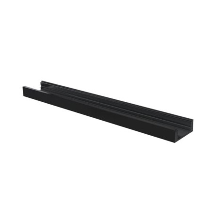 SLIMLINE 7 mm - PROFILÉ POUR RUBAN LED - 2 m - NOIR - Velleman