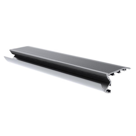 ALU-STAIR - PROFILÉ EN ALUMINIUM POUR RUBAN LED - ESCALIER - ALUMINIUM