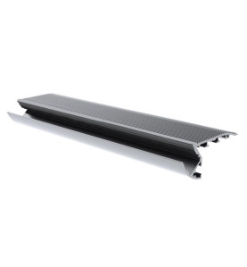 ALU-STAIR - PROFILÉ EN ALUMINIUM POUR RUBAN LED - ESCALIER - ALUMINIUM