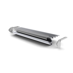ALU-STAIR - PROFILÉ EN ALUMINIUM POUR RUBAN LED - ESCALIER - ALUMINIUM ANODISÉ - ARGENT - 2 m