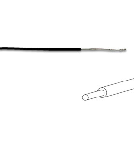 FIL DE CÂBLAGE - ø 1.4 mm - 0.2 mm² - MONOBRIN - NOIR - Velleman