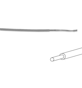 FIL DE CÂBLAGE -  ø 1.4 mm - 0.2 mm² - MONOBRIN - GRIS - Velleman