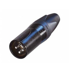 NEUTRIK - CONNECTEUR XLR, 3 POINTS MÂLE, ARGENTÉ, NOIR - VS