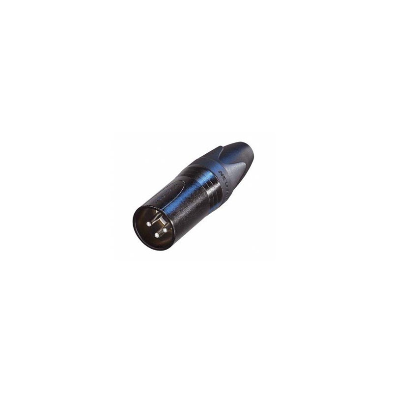 NEUTRIK - CONNECTEUR XLR, 3 POINTS MÂLE, ARGENTÉ, NOIR