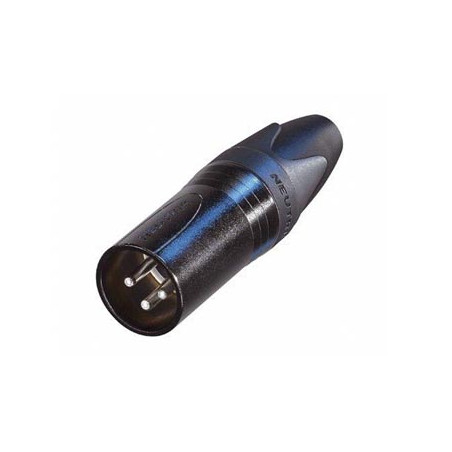 NEUTRIK - CONNECTEUR XLR, 3 POINTS MÂLE, ARGENTÉ, NOIR - VS