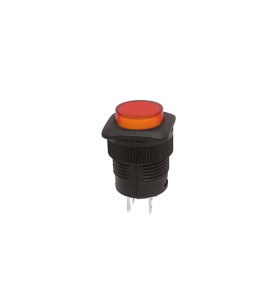 BOUTON-POUSSOIR OFF-ON AVEC LED ORANGE - Velleman