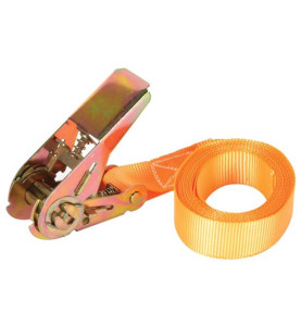 SANGLE D'ARRIMAGE AVEC TENDEUR À CLIQUET - MAX. 1000 kg - 3.65 m x 25 