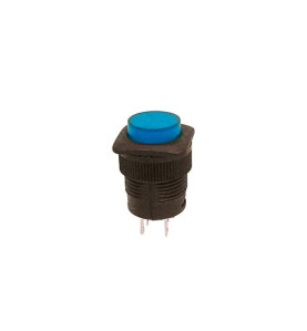 BOUTON-POUSSOIR OFF-(ON) AVEC LED BLEUE - Velleman