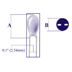 CONDENSATEUR TANTALE  0.10µF / 35V