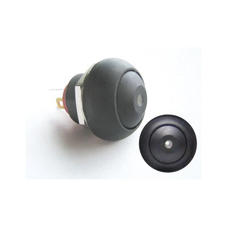BOUTON-POUSSOIR MINIATURE UNIPOLAIRE À LED BLANCHE OFF-(ON) - Velleman