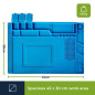 TAPIS DE SOUDAGE EN SILICONE - 450 x 300 mm
