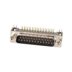CONNECTEUR SUB-D MALE 25 BROCHES POUR CIRCUIT IMPRIME - Velleman