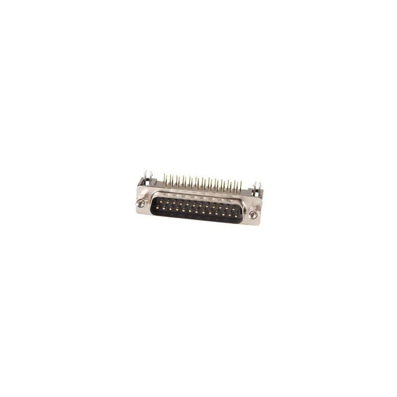 CONNECTEUR SUB-D MALE 25 BROCHES POUR CIRCUIT IMPRIME