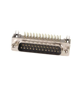 CONNECTEUR SUB-D MALE 25 BROCHES POUR CIRCUIT IMPRIME - Velleman