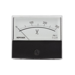Voltmètre analogue de tableau 300V CA / 70 x 60mm - Velleman