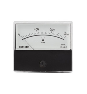 Voltmètre analogue de tableau 300V CA / 70 x 60mm - Velleman
