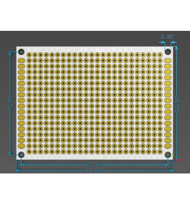 JEU DE CARTES DE PROTOTYPAGE PCB UNIVERSELLES - Velleman