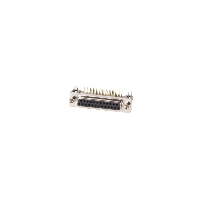 CONNECTEUR SUB-D FEMELLE 25 BROCHES POUR CIRCUIT IMPRIME CONNECTEUR SUB-D FEMELLE 25 BROCHES POUR CIRCUIT IMPRIME