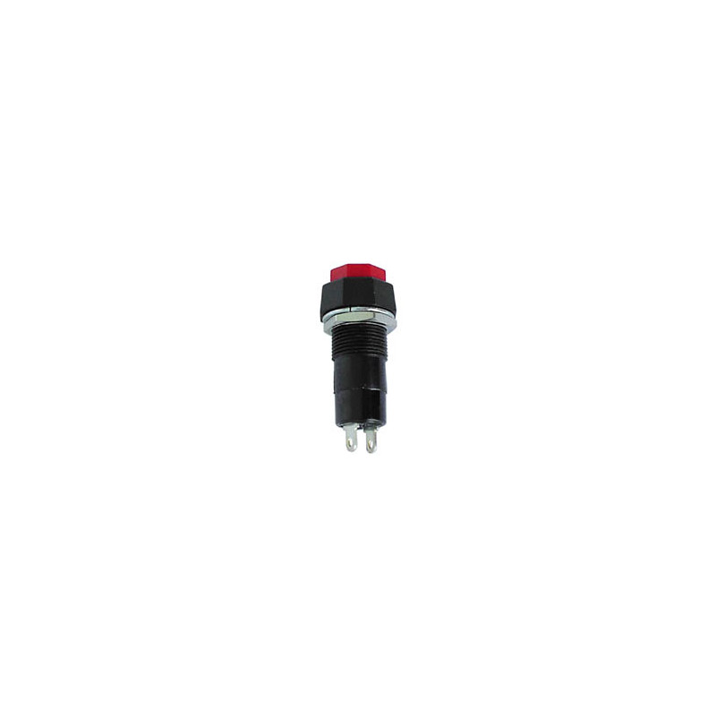 R18-24A  BOUTON-POUSSOIR OFF-ON ROUGE 3A/125V