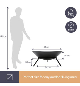 BRASERO -  DIAMÈTRE 56 cm - PRL