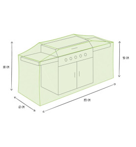 Housse d'Extérieur pour Barbecue - 195 cm - PRL