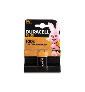 Duracell - Pile Alcaline Plus  9 V E-block 6LR61 MN1604 - 1 pc - Velle
