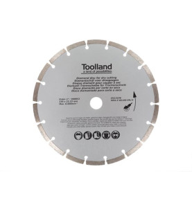 DISQUE DE DIAMANT - 230 mm - SEGMENTÉ - PRL