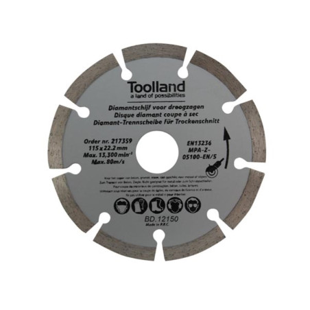 DISQUES DE DIAMANT - 150 mm - SEGMENTÉ - 2 pcs - PRL