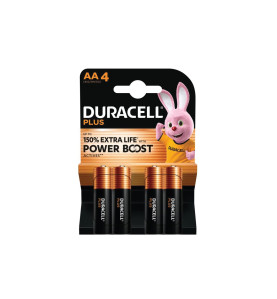 Duracell - Pile Alcaline Boost 1.5 V AA MN1500 - 4 pcs - Velleman