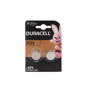 DURACELL - PILE BOUTON LITHIUM 3 V - DL2032 BL2 - 2 pcs - Velleman