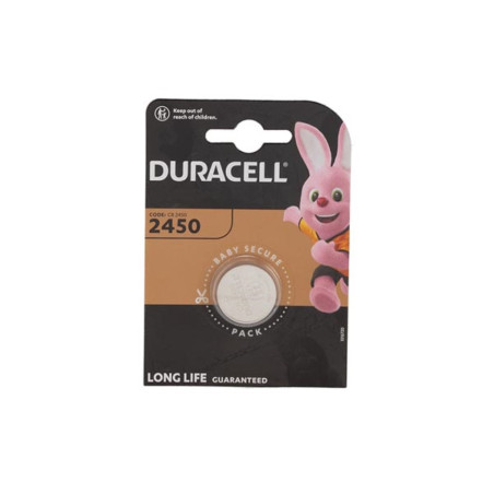 DURACELL - PILE BOUTON LITHIUM 3 V - DL2450 - 1 pc