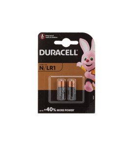 DURACELL - PILE ALCALINE PLUS POWER 1.5 V N - MN9100 LR01 N 910A - 2 p