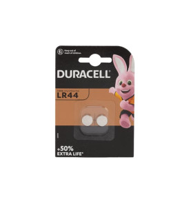 DURACELL - PILE BOUTON ALCALINE 1.5 V LR44 - 2 pcs - Velleman