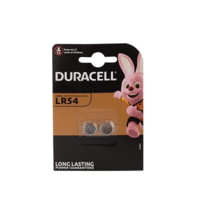 DURACELL - PILE BOUTON ALCALINE 1.5 V LR54 - 2 pcs - Velleman