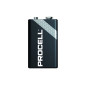 DURACELL - PILE ALCALINE PROCELL E-BLOC 9 V/6LR61 - 10 pcs
