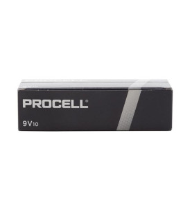 DURACELL - PILE ALCALINE PROCELL E-BLOC 9 V/6LR61 - 10 pcs - Velleman